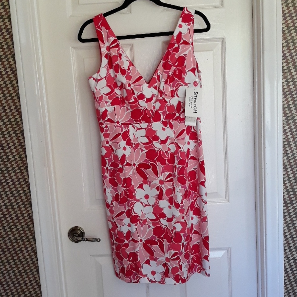 Positive Attitude Hawaiian Print dress